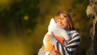 Moeder met derde kind