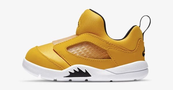 Nike Jordan 5 retro gouden sneakers voor kleuters