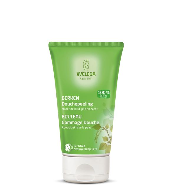 Weleda huidverzorgingsproducten Berken Douchepeeling