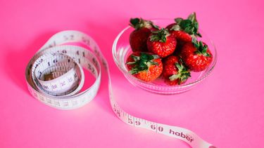 intermittent fasting / meetlint en aardbeien
