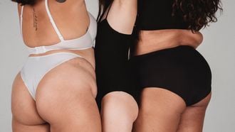 Drie verschillende maten vrouwenlichaam; feitjes over het vrouwenlichaam