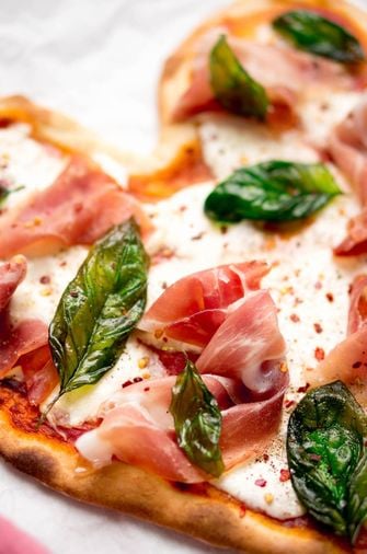 Lekker Voor De Kids 3 Pizza Met Burrata Prosciutto En Basilicum