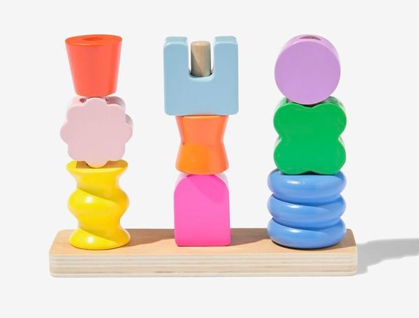 Montessori speelgoed stapelblokken