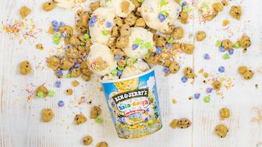 Ben en Jerry cookie dough feest verpaking