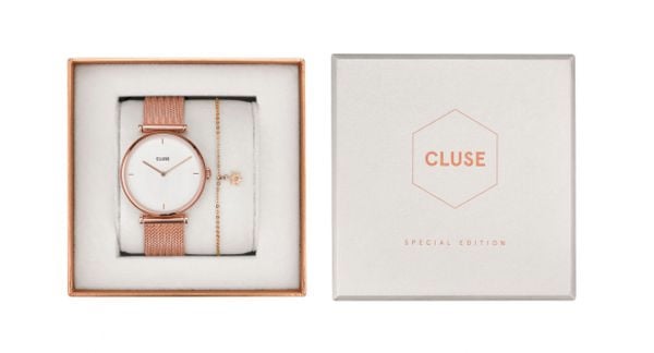 Cluse horloge cadeauset voor Valentijnsdag te koop bij Siebels